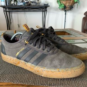 Adidas x The Hundreds LA Lakers NBA Adi-Ease Skate Shoes Mens 11.5 US Q16688